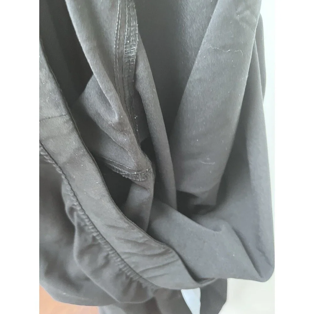 Men's FIGS Technical Collection Black Scrub Pants  Size XXL Drawstring Waist